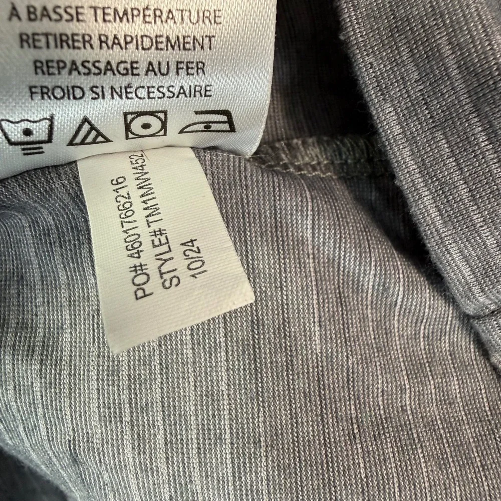 TravisMathew Quarter Zip Pullover Men XL Grey Heathered Stretch Golf Performance